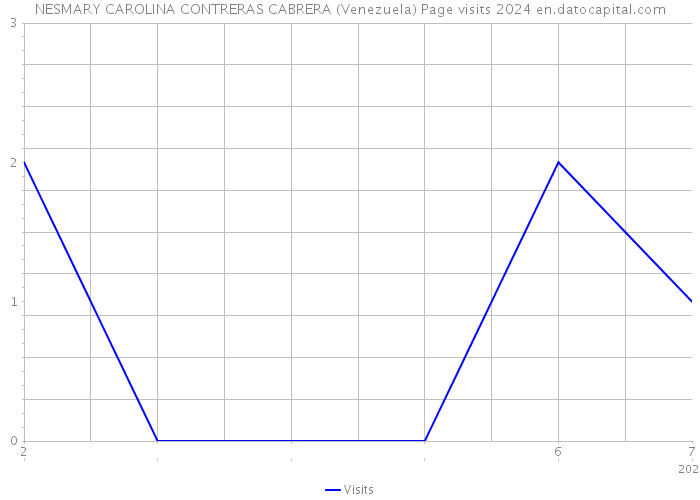 NESMARY CAROLINA CONTRERAS CABRERA (Venezuela) Page visits 2024 