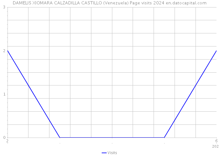 DAMELIS XIOMARA CALZADILLA CASTILLO (Venezuela) Page visits 2024 