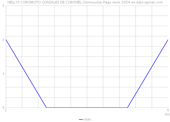 NELLYS COROMOTO GONZALEZ DE CORONEL (Venezuela) Page visits 2024 