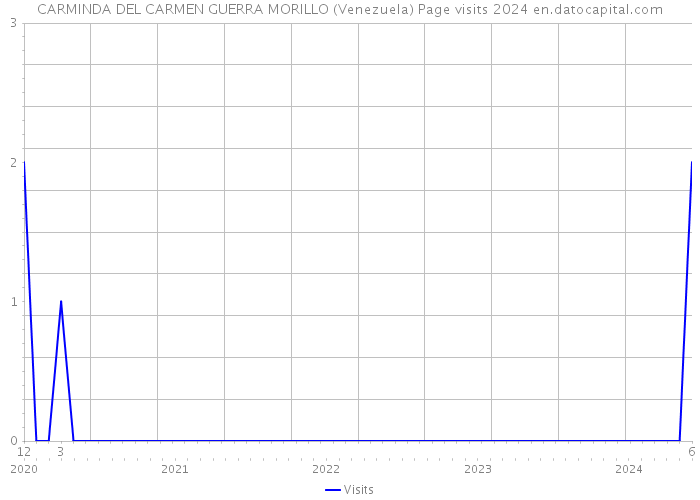 CARMINDA DEL CARMEN GUERRA MORILLO (Venezuela) Page visits 2024 
