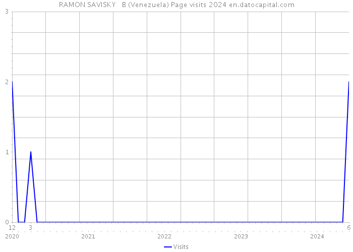 RAMON SAVISKY B (Venezuela) Page visits 2024 