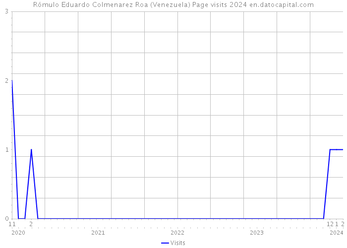 Rómulo Eduardo Colmenarez Roa (Venezuela) Page visits 2024 