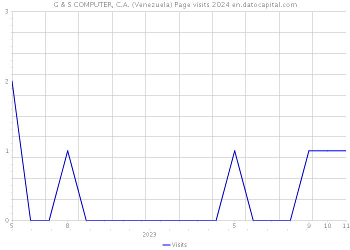 G & S COMPUTER, C.A. (Venezuela) Page visits 2024 
