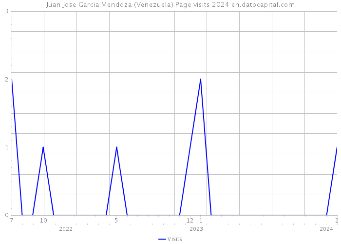 Juan Jose Garcia Mendoza (Venezuela) Page visits 2024 