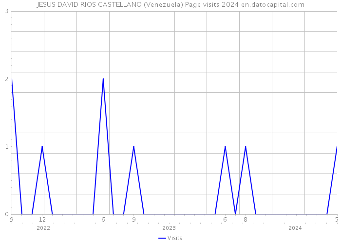 JESUS DAVID RIOS CASTELLANO (Venezuela) Page visits 2024 