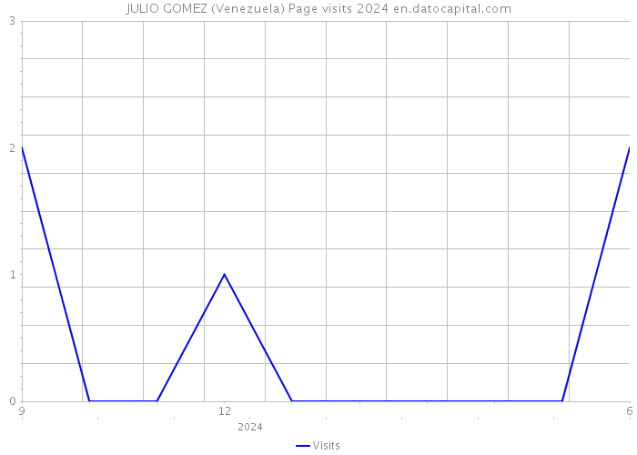 JULIO GOMEZ (Venezuela) Page visits 2024 