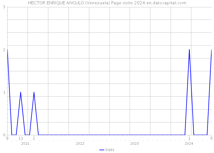 HECTOR ENRIQUE ANGULO (Venezuela) Page visits 2024 