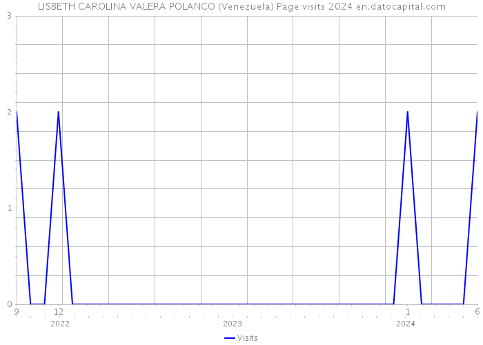 LISBETH CAROLINA VALERA POLANCO (Venezuela) Page visits 2024 