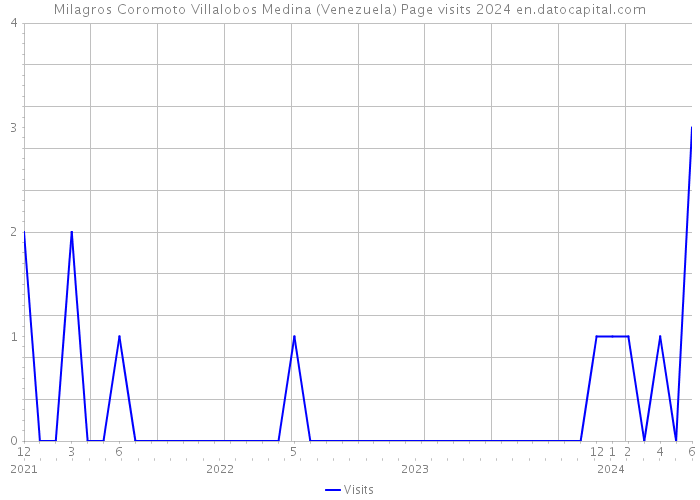 Milagros Coromoto Villalobos Medina (Venezuela) Page visits 2024 