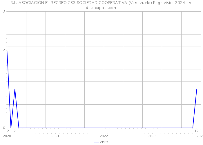 R.L. ASOCIACIÓN EL RECREO 733 SOCIEDAD COOPERATIVA (Venezuela) Page visits 2024 