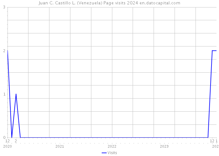 Juan C. Castillo L. (Venezuela) Page visits 2024 