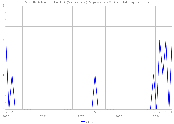 VIRGINIA MACHILLANDA (Venezuela) Page visits 2024 