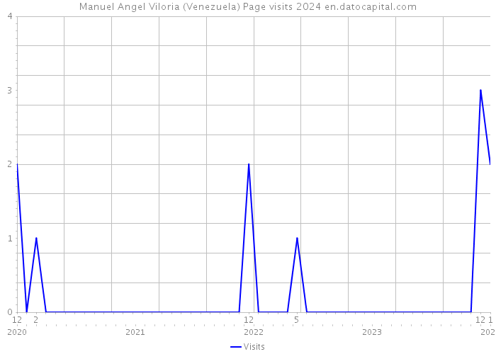 Manuel Angel Viloria (Venezuela) Page visits 2024 