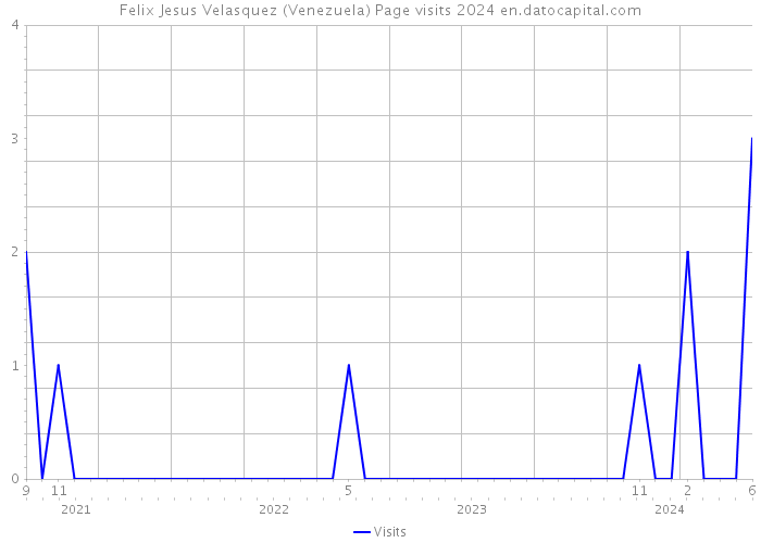 Felix Jesus Velasquez (Venezuela) Page visits 2024 
