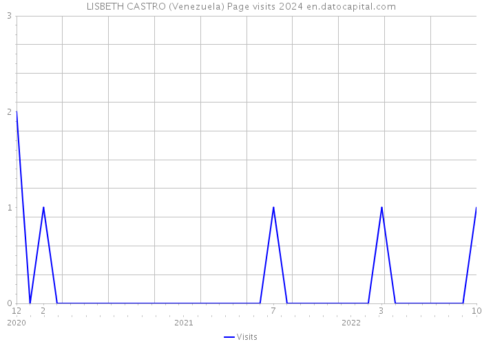 LISBETH CASTRO (Venezuela) Page visits 2024 