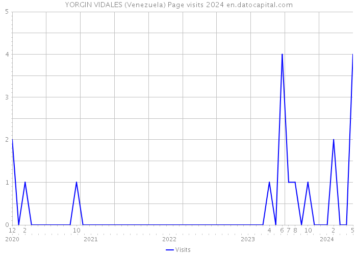 YORGIN VIDALES (Venezuela) Page visits 2024 