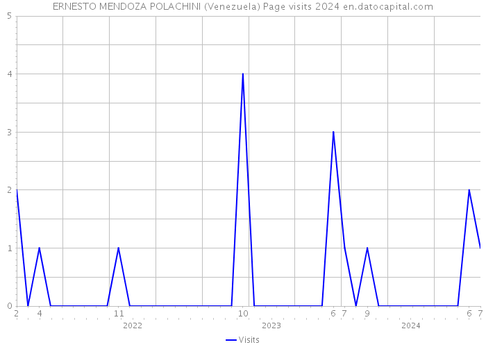 ERNESTO MENDOZA POLACHINI (Venezuela) Page visits 2024 