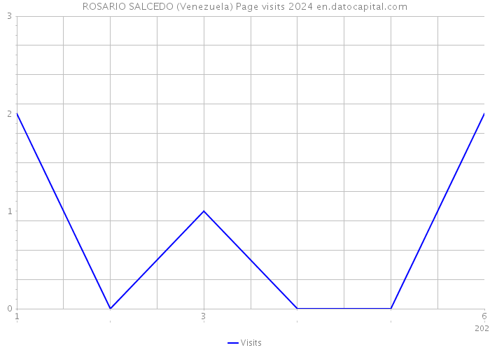 ROSARIO SALCEDO (Venezuela) Page visits 2024 