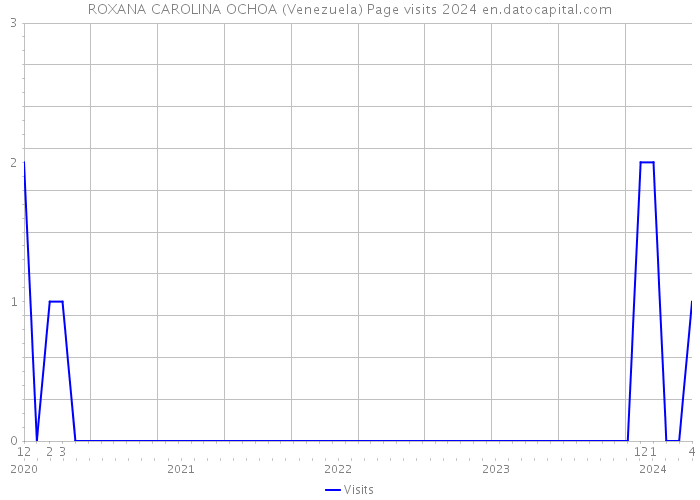 ROXANA CAROLINA OCHOA (Venezuela) Page visits 2024 