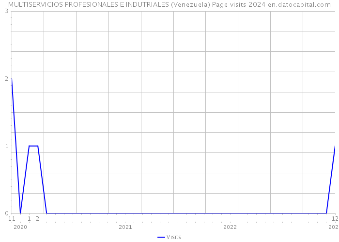MULTISERVICIOS PROFESIONALES E INDUTRIALES (Venezuela) Page visits 2024 