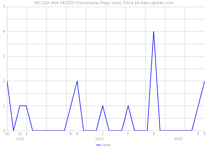 NICOLA IAIA NUZZO (Venezuela) Page visits 2024 