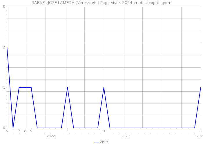 RAFAEL JOSE LAMEDA (Venezuela) Page visits 2024 