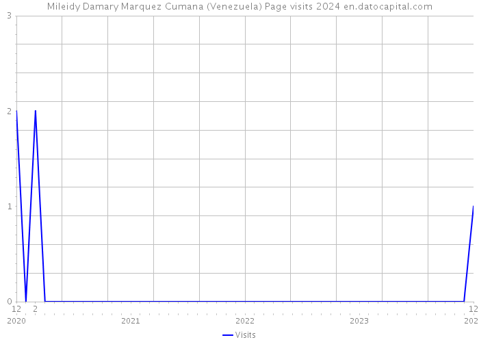 Mileidy Damary Marquez Cumana (Venezuela) Page visits 2024 