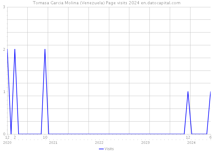 Tomasa Garcia Molina (Venezuela) Page visits 2024 