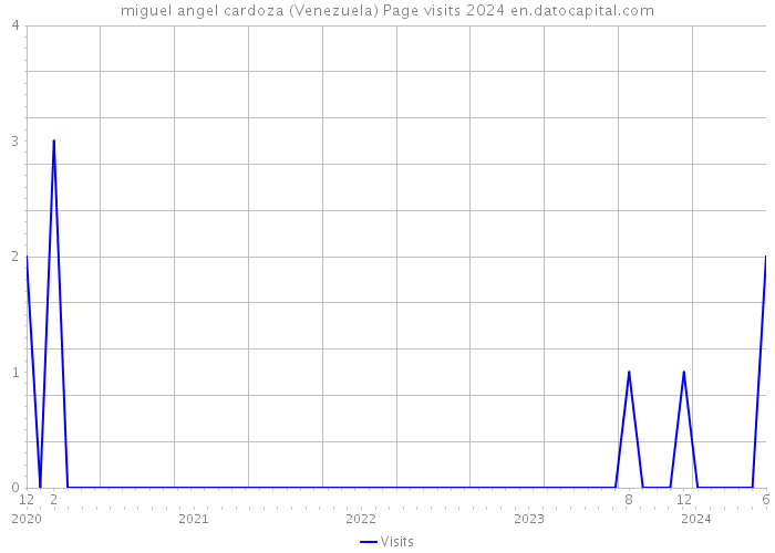 miguel angel cardoza (Venezuela) Page visits 2024 