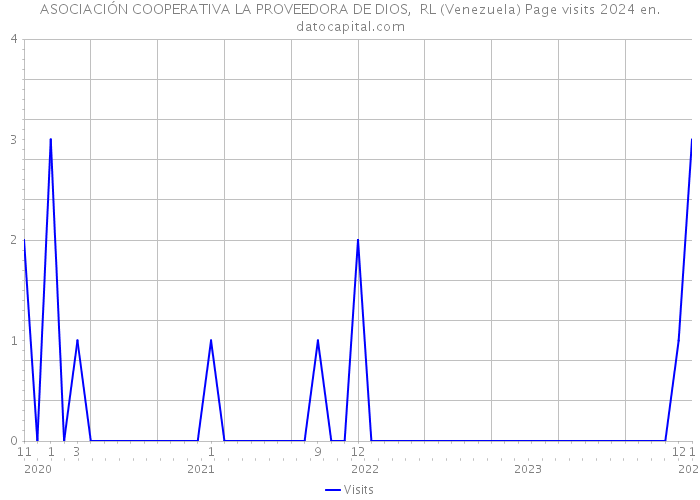ASOCIACIÓN COOPERATIVA LA PROVEEDORA DE DIOS, RL (Venezuela) Page visits 2024 