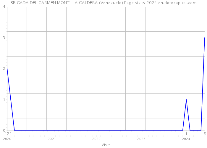 BRIGADA DEL CARMEN MONTILLA CALDERA (Venezuela) Page visits 2024 