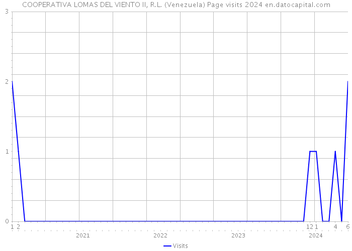 COOPERATIVA LOMAS DEL VIENTO II, R.L. (Venezuela) Page visits 2024 
