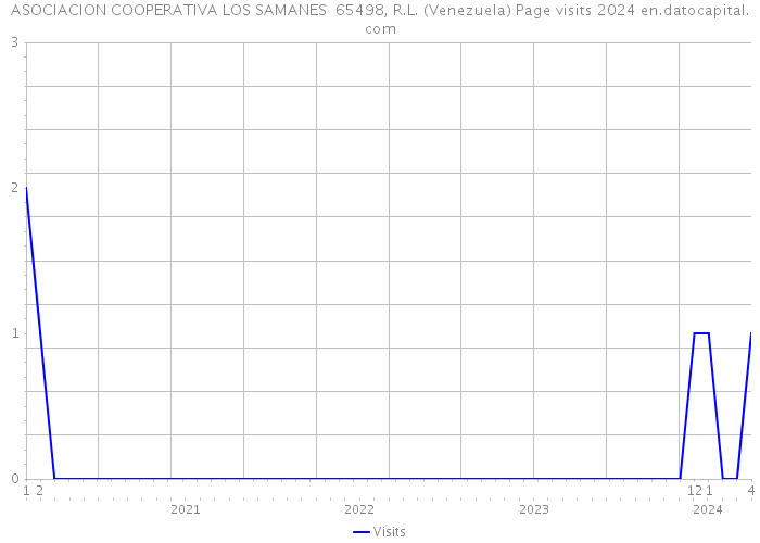 ASOCIACION COOPERATIVA LOS SAMANES +65498, R.L. (Venezuela) Page visits 2024 
