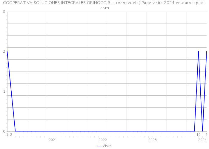 COOPERATIVA SOLUCIONES INTEGRALES ORINOCO,R.L. (Venezuela) Page visits 2024 