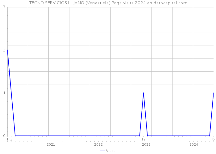 TECNO SERVICIOS LUJANO (Venezuela) Page visits 2024 