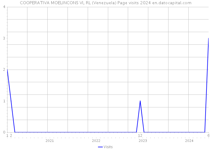COOPERATIVA MOELINCONS VI, RL (Venezuela) Page visits 2024 