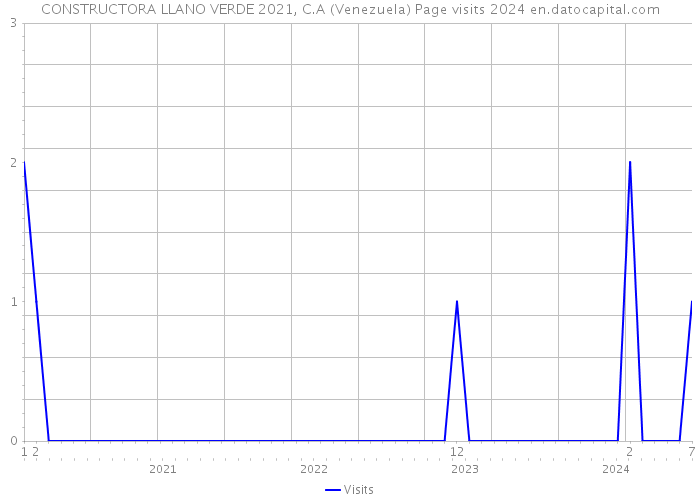 CONSTRUCTORA LLANO VERDE 2021, C.A (Venezuela) Page visits 2024 