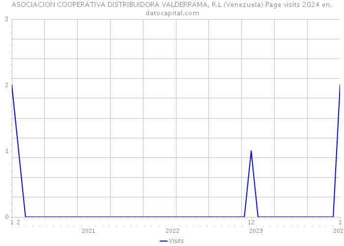 ASOCIACION COOPERATIVA DISTRIBUIDORA VALDERRAMA, R.L (Venezuela) Page visits 2024 