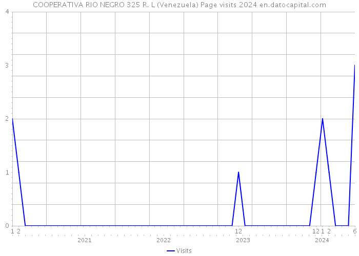 COOPERATIVA RIO NEGRO 325 R. L (Venezuela) Page visits 2024 