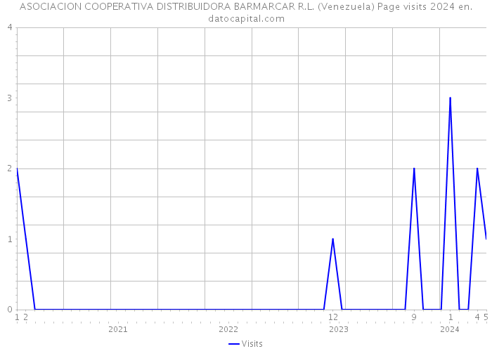 ASOCIACION COOPERATIVA DISTRIBUIDORA BARMARCAR R.L. (Venezuela) Page visits 2024 