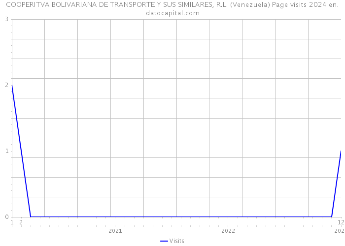 COOPERITVA BOLIVARIANA DE TRANSPORTE Y SUS SIMILARES, R.L. (Venezuela) Page visits 2024 