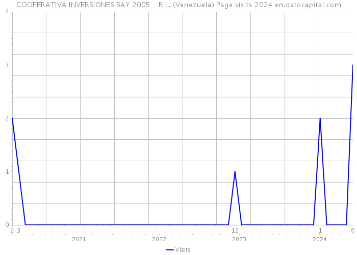 COOPERATIVA INVERSIONES SAY 2005 R.L. (Venezuela) Page visits 2024 