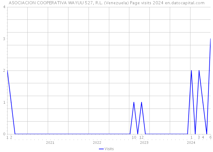 ASOCIACION COOPERATIVA WAYUU 527, R.L. (Venezuela) Page visits 2024 