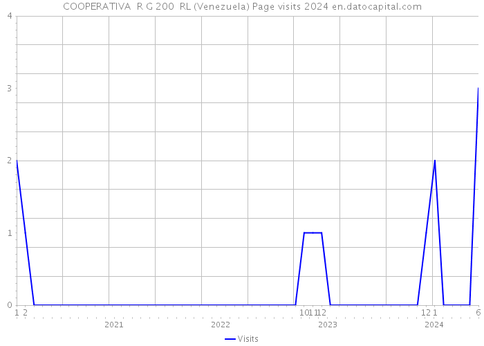 COOPERATIVA R G 200 RL (Venezuela) Page visits 2024 