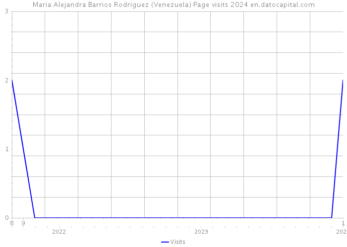 Maria Alejandra Barrios Rodriguez (Venezuela) Page visits 2024 