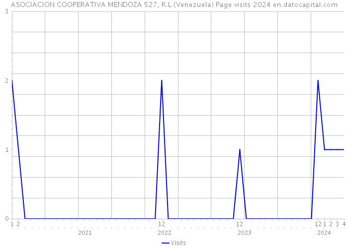 ASOCIACION COOPERATIVA MENDOZA 527, R.L (Venezuela) Page visits 2024 