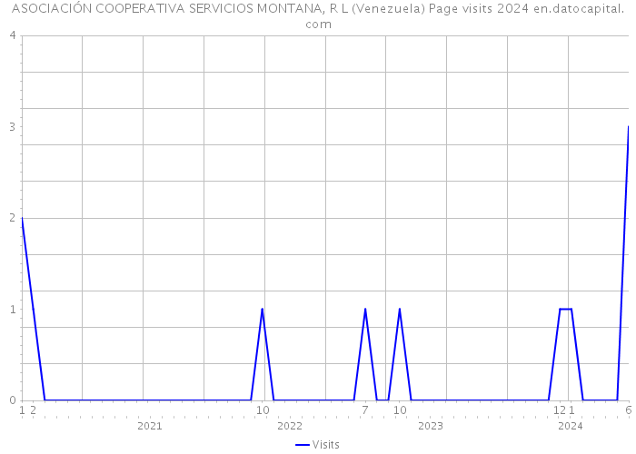 ASOCIACIÓN COOPERATIVA SERVICIOS MONTANA, R L (Venezuela) Page visits 2024 