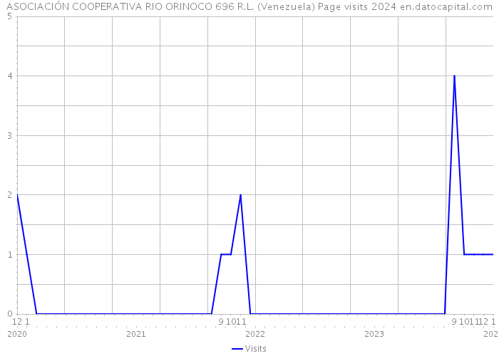 ASOCIACIÓN COOPERATIVA RIO ORINOCO 696 R.L. (Venezuela) Page visits 2024 