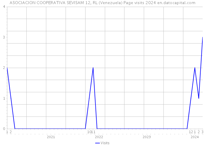 ASOCIACION COOPERATIVA SEVISAM 12, RL (Venezuela) Page visits 2024 