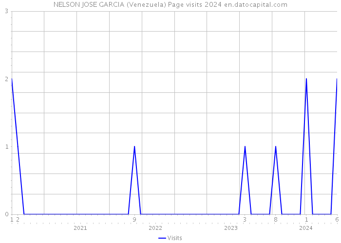 NELSON JOSE GARCIA (Venezuela) Page visits 2024 